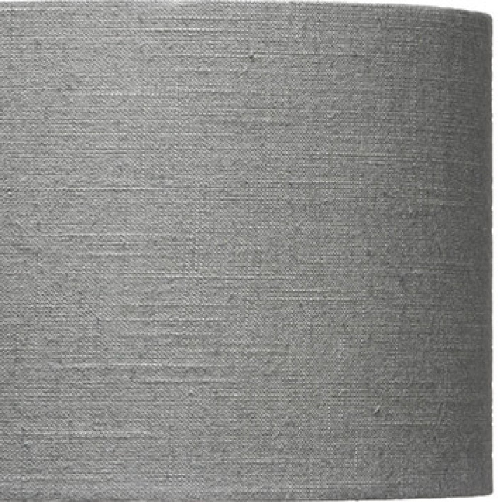 14" Earl Grey Linen Vintage Easy Fit Drum Pendant Shade 35cm - Image 2
