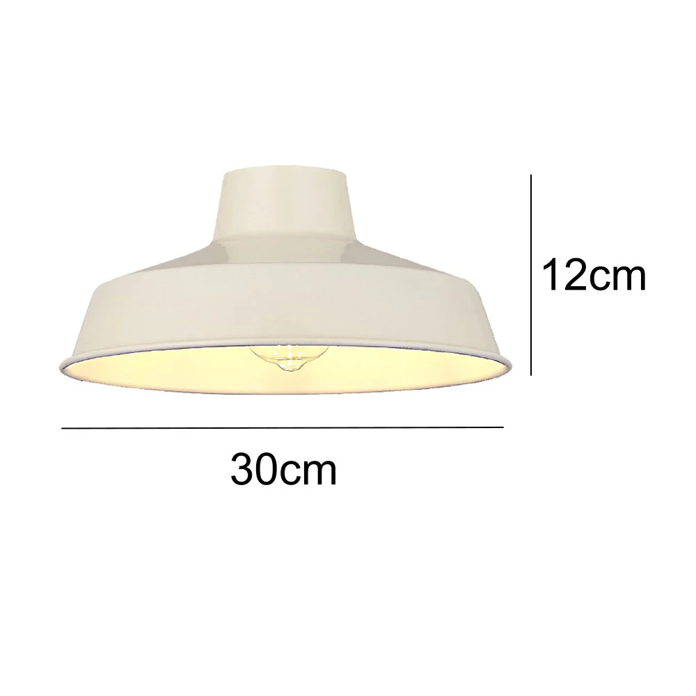 Antique Brass Plated Metal Coolie Vintage Retro Easy Fit Pendant Shade 30cm - Image 3