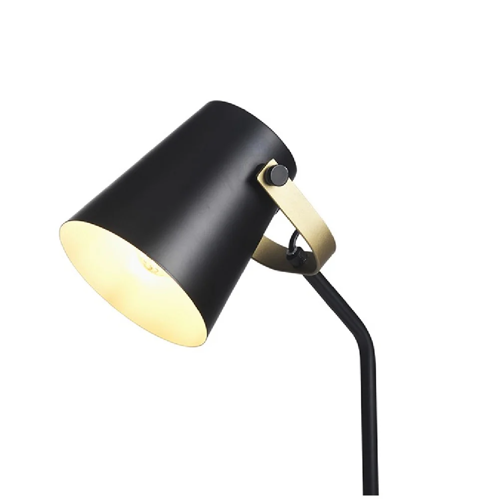 Black and Gold Metal Vintage Adjustable Hobby Desk Lamp 400mm - Image 2