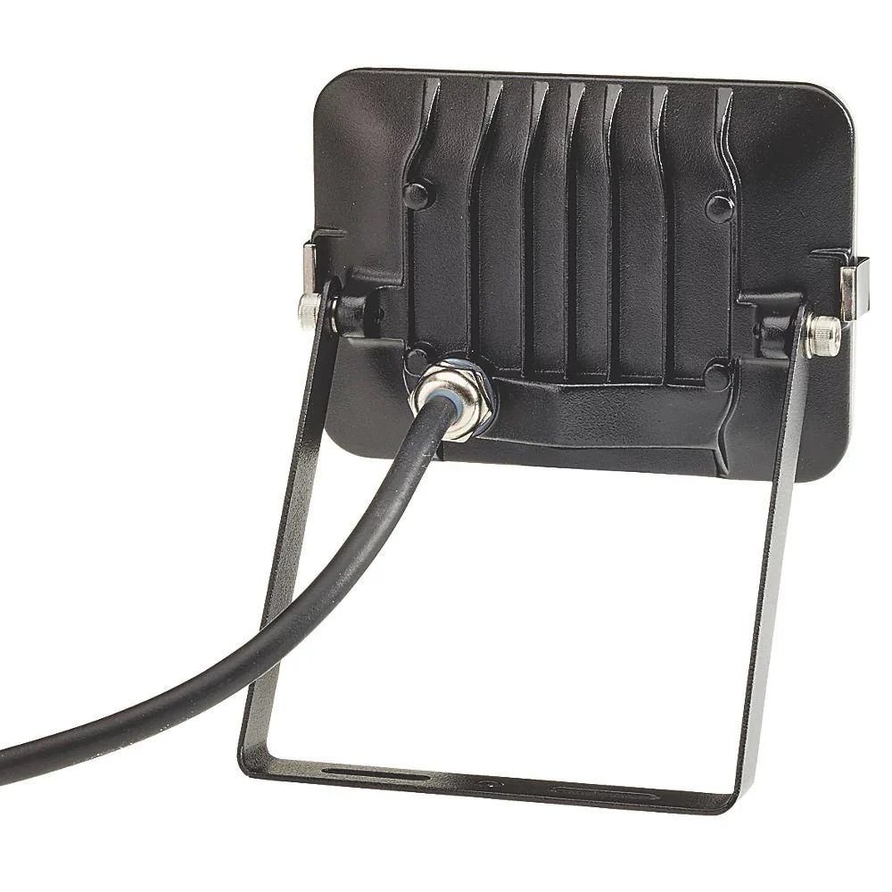 Black iSpot 30W LED Slimline Frameless Outdoor Floodlight 2700lm 4000k IP65 - Image 3