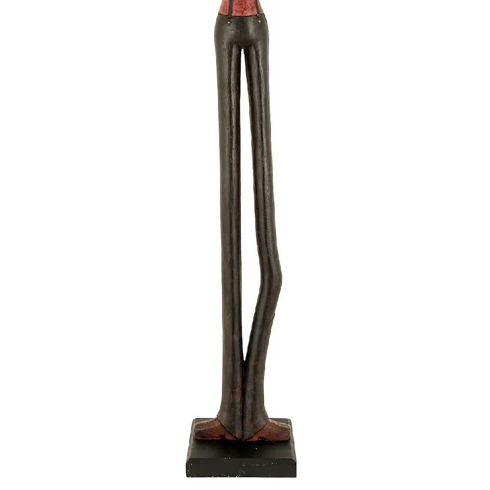 Britalia BR0267 Brown & Red Resin Standing Jazz Violinist Musician Sculpture Figurine 60cm - Image 3