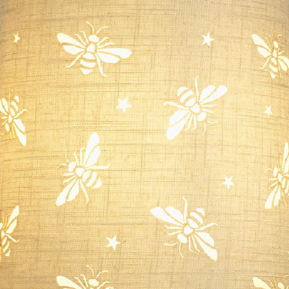 Britalia BR470 CR Cream Bee Design Easy Fit Kids Pendant Shade 23cm - Image 3