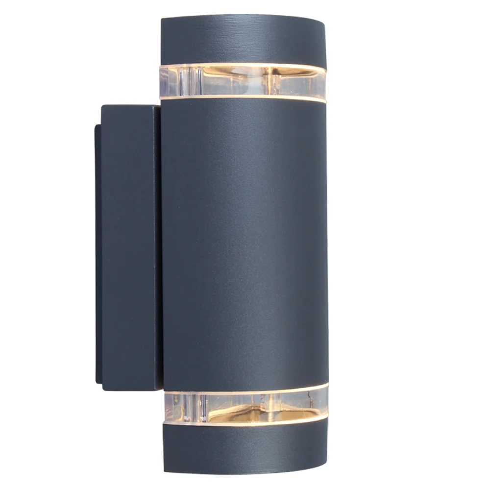Anthracite Grey Outdoor Vintage Down Lantern Dusk Sensor Wall Light IP44 - Image 2