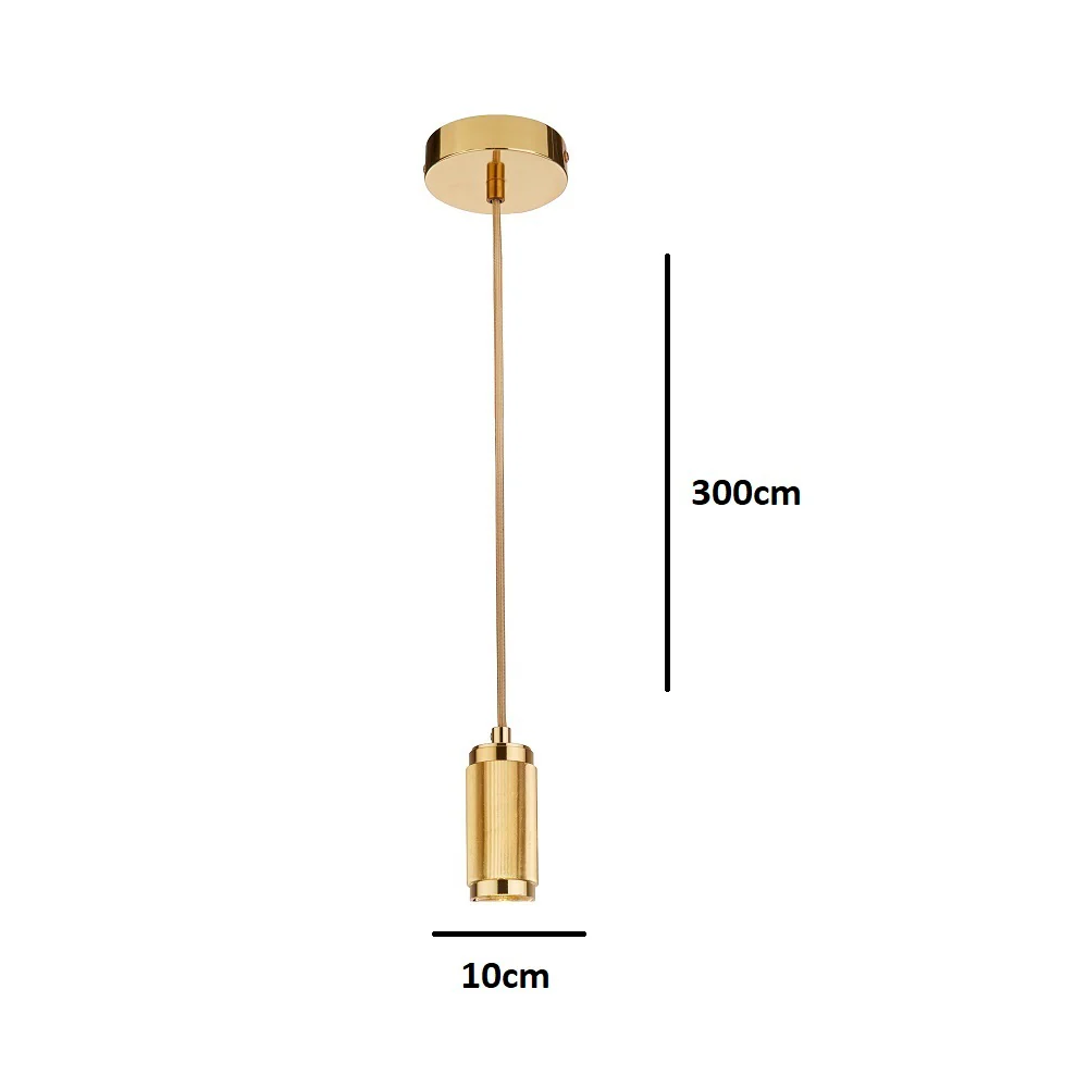 Gold Modern Fabric Round Cable Flex Suspension Ceiling Rose Pendant - Image 5