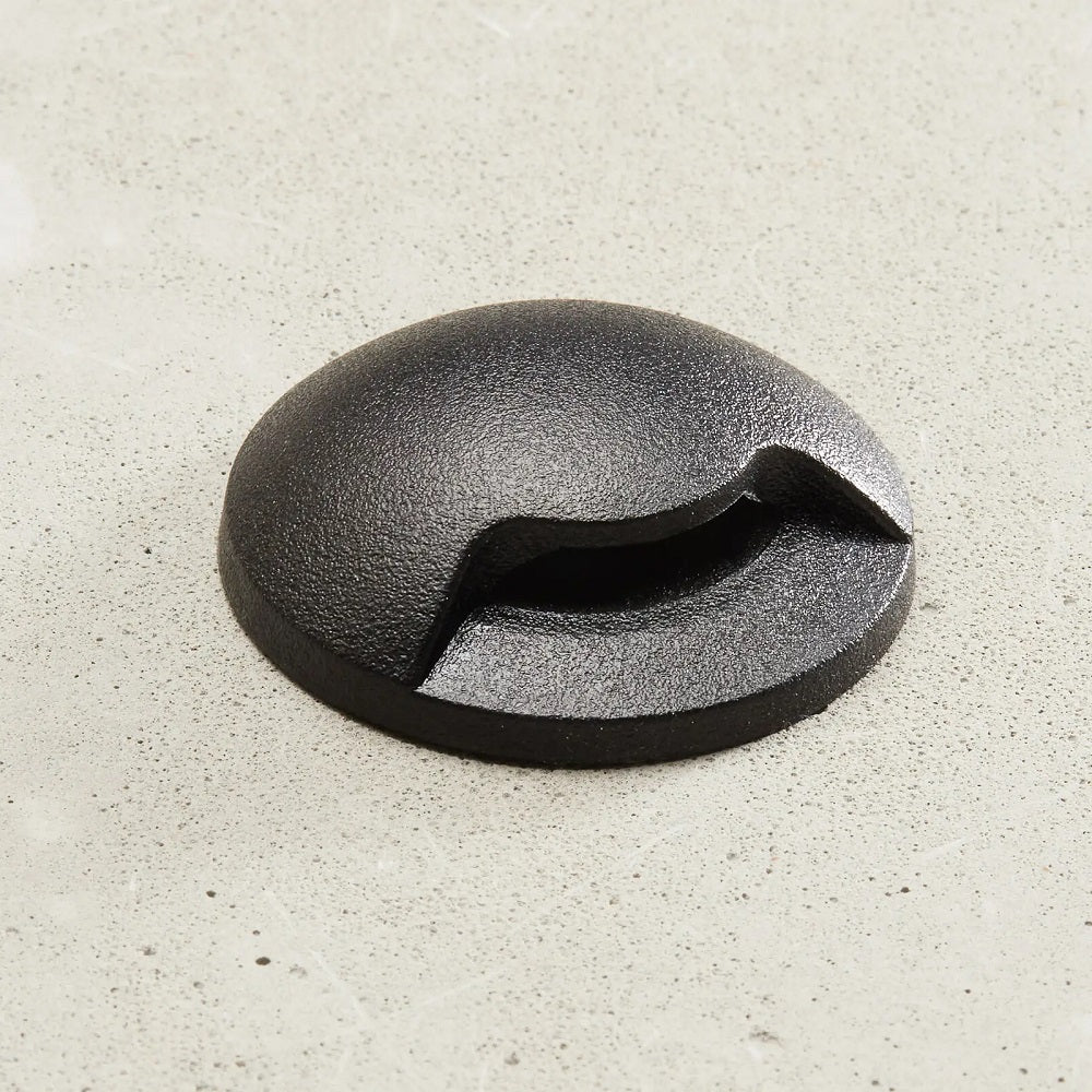 LED Black Outdoor Recessed Ground & Wall Single Slot Light 5cm | Coastal IP67 - Image 3