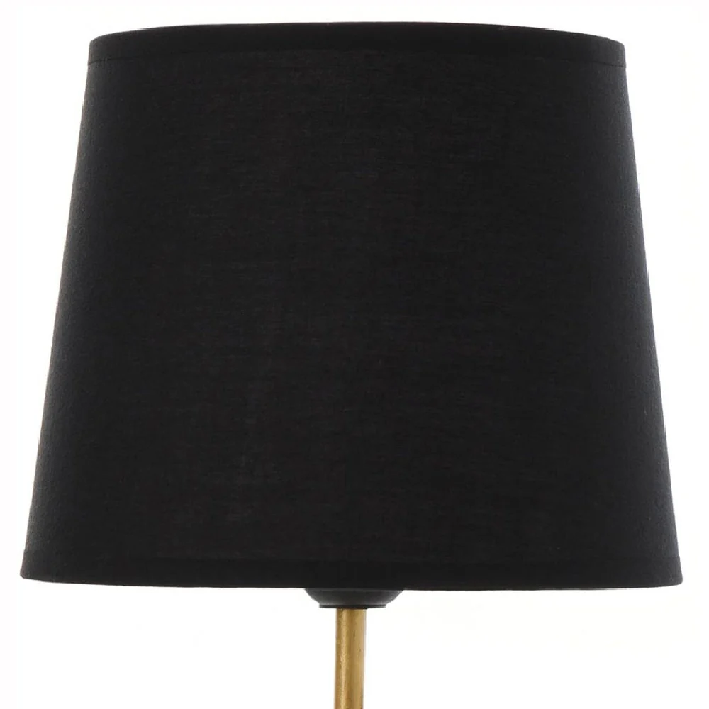 Britalia BRHE1903 Gold Perching Parrots Sculpture Vintage Table Desk Lamp with Black Shade 40cm - Image 3