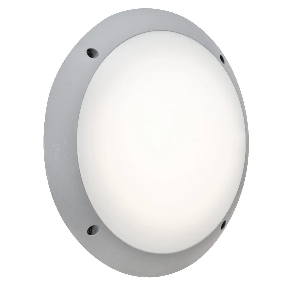 BRLUCIA-GY Outdoor Modern Round Bulkhead Wall Light 30cm Coastal IP66 - Image 3
