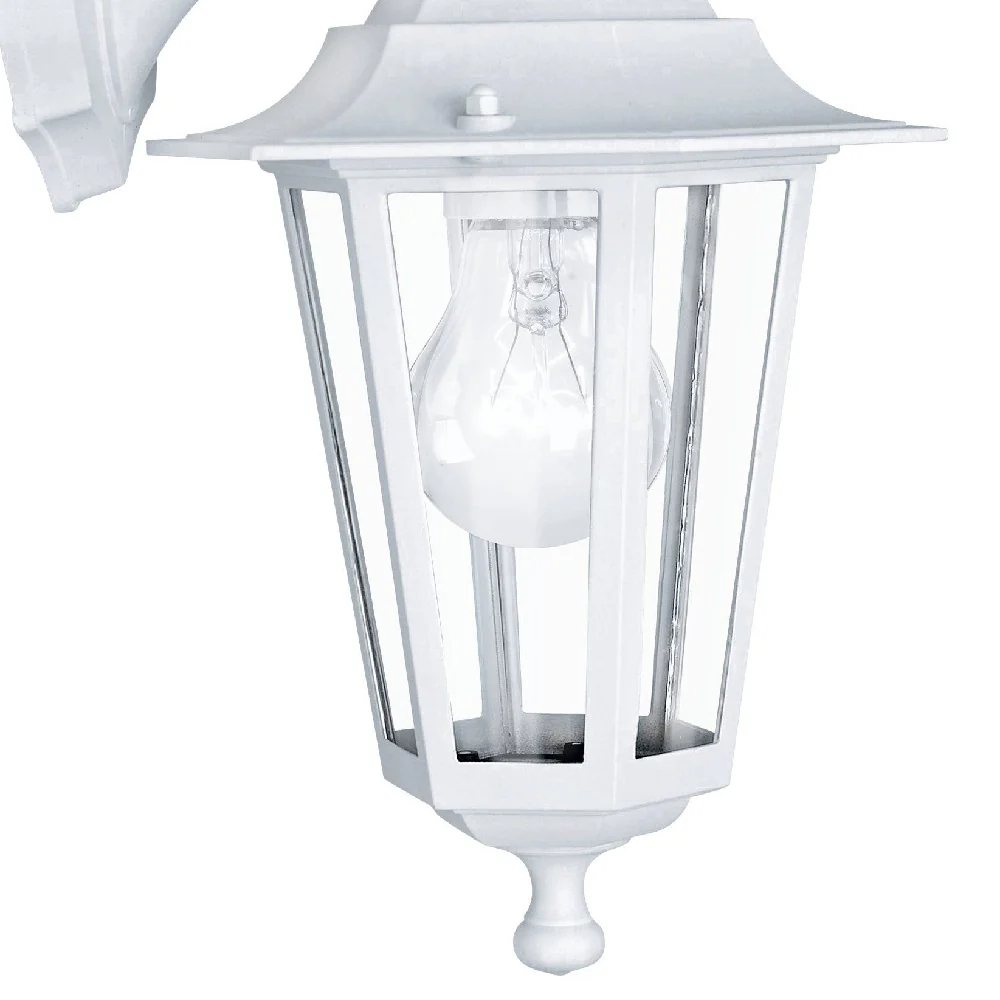 Britalia BR22462 Matt White Outdoor Vintage Down Lantern Wall Light - Image 3