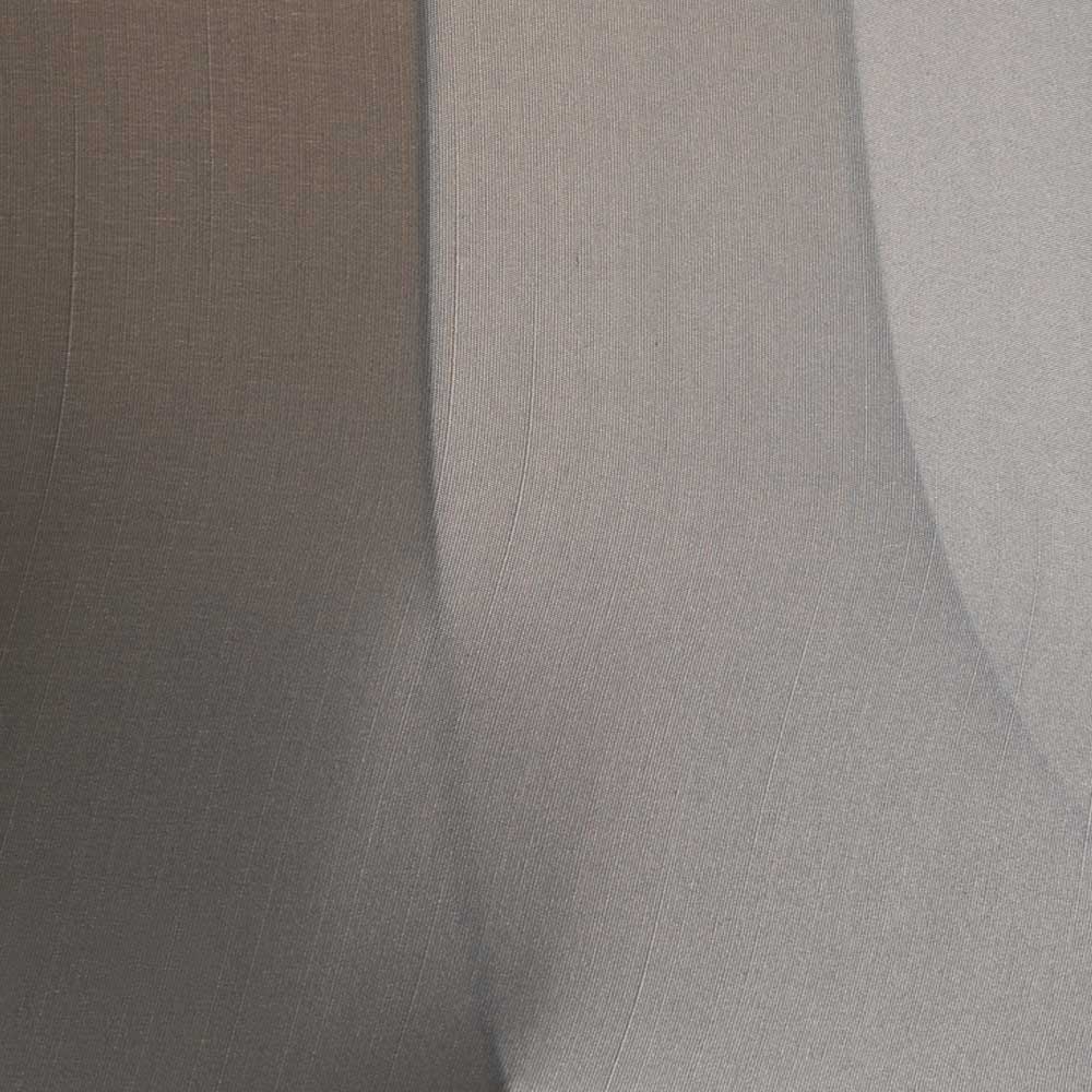10" Slate Grey Traditional Faux Silk Scalloped Lamp Shade 25cm - Image 3