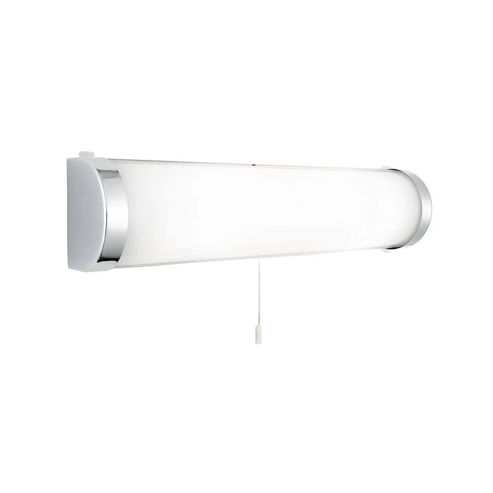 Polished Chrome Bathroom 2 Lamp Bracket Switched Wall Light 400mm - Image 4