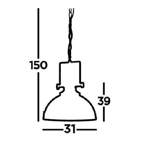 Polished Copper & Holophane Lens Industrial Metal Dome Pendant Light 31cm - Image 5