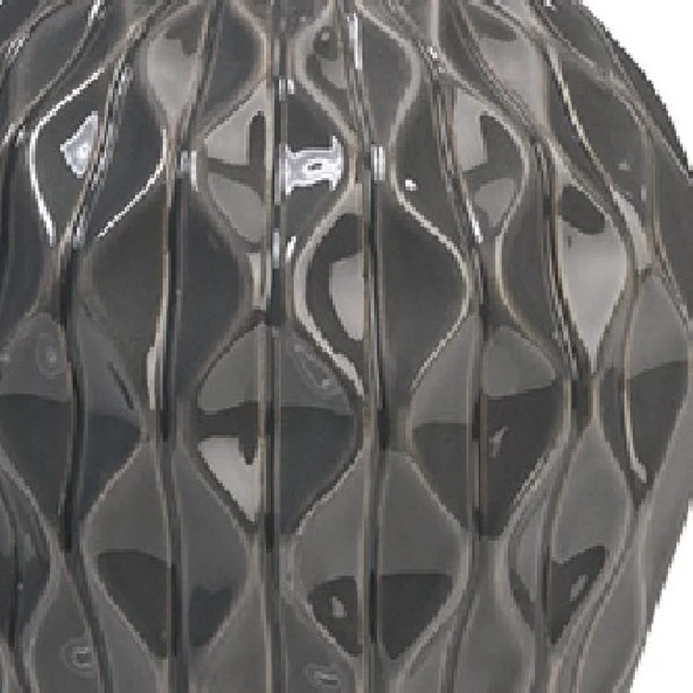 Slate Dark Grey Vintage Ceramic Table Desk Lamp Base 28cm - Image 2