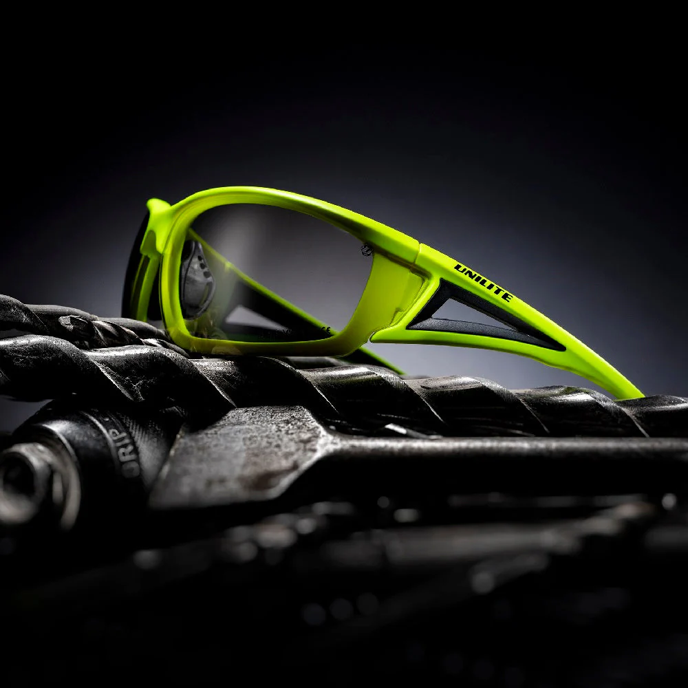 Unilite SG-YIO Safety Glasses with Indoor & Outdoor Lenses UV Protection Anti Scratch Anti Fog Lens - Image 3
