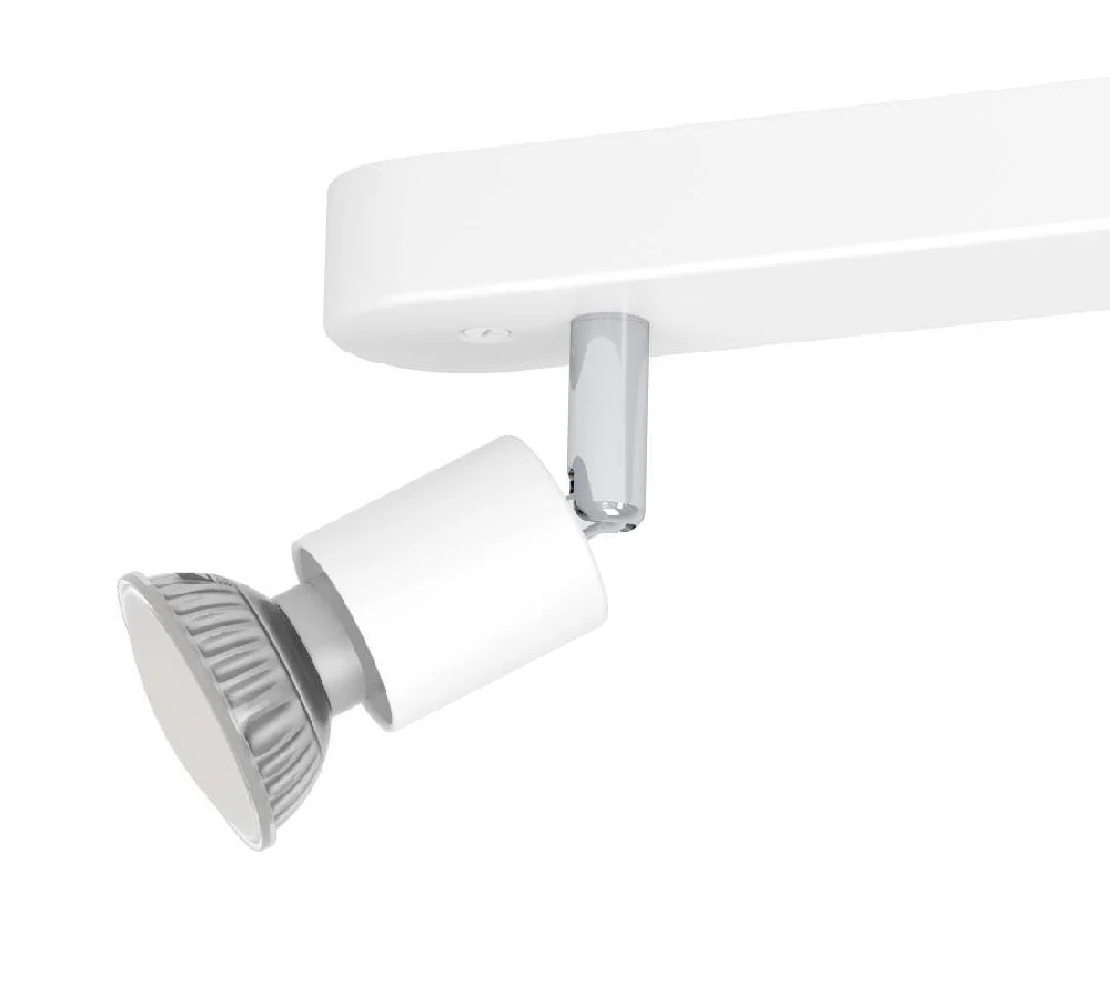 White Modern 2 Lamp Bar Cylindrical Head Adjustable Spot Light 30cm - Image 3