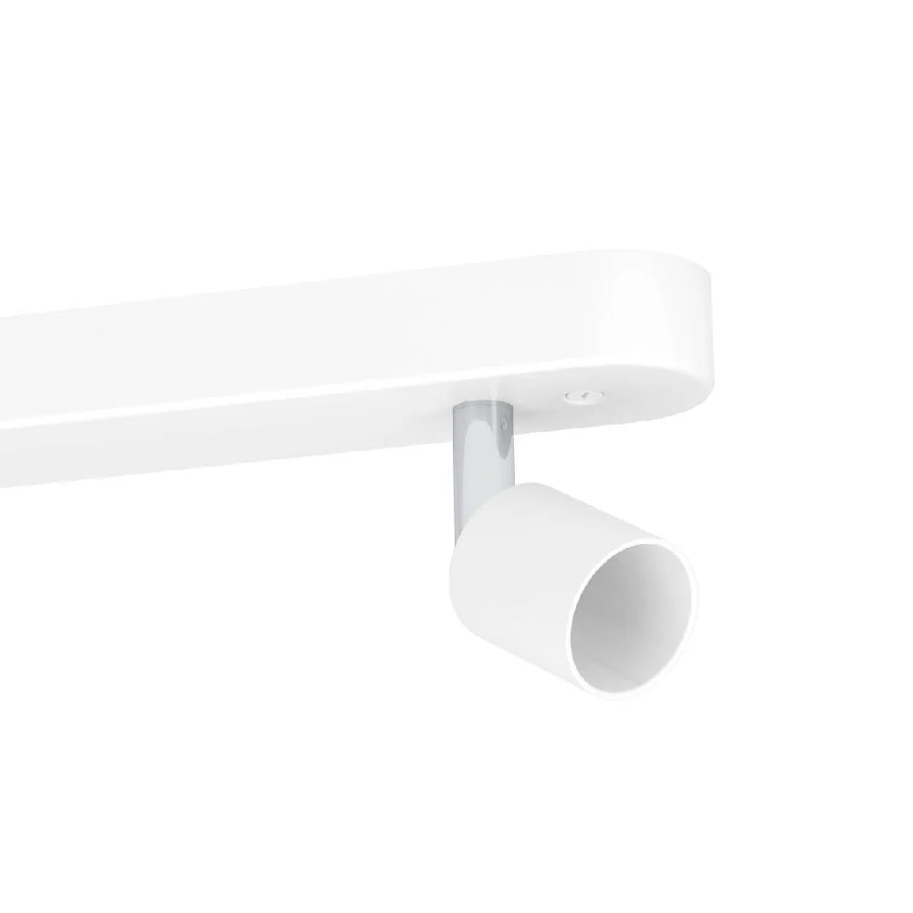 White Modern 2 Lamp Bar Cylindrical Head Adjustable Spot Light 30cm - Image 4
