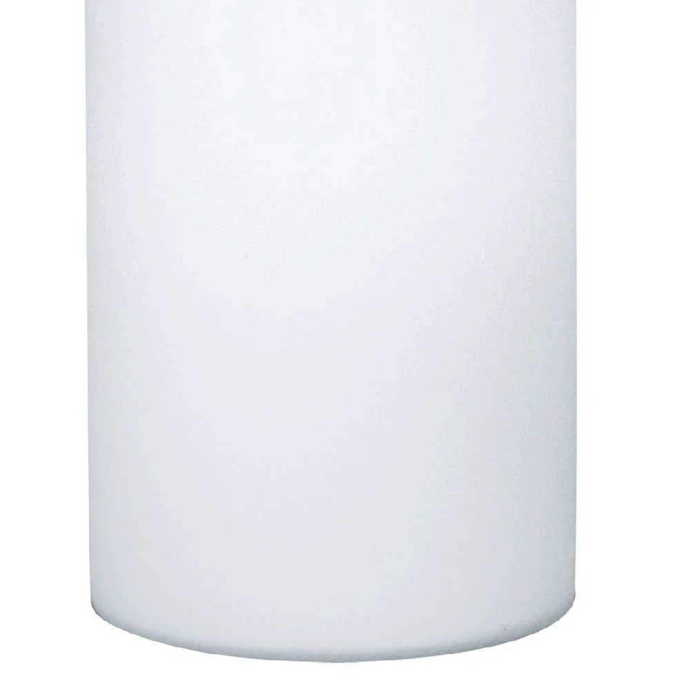 White Opal Glass Vintage Cylindrical Table Desk Lamp 35cm - Image 3